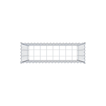 Extra gabion typ 3 100 cm x 100 cm x 30 cm (L x H x D), maskstorlek 10 cm x 10 cm, spiral