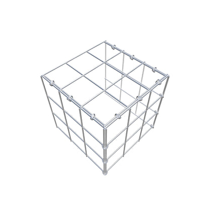 Gabbione aggiuntivo tipo 4 30 cm x 30 cm x 30 cm (L x H x P), maglia 10 cm x 10 cm, anello a C