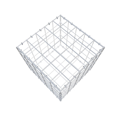 Gabião 50 cm x 50 cm x 50 cm (C x A x P), malhagem 10 cm x 10 cm, anel C