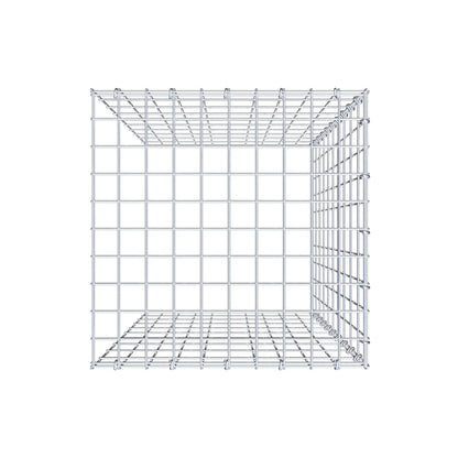 Gabião tipo 4 100 cm x 50 cm x 50 cm (C x A x P), malhagem 5 cm x 10 cm, anel C