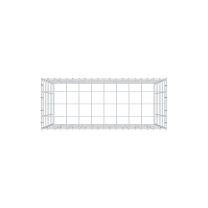 Opzetpaal type 3 100 cm x 70 cm x 40 cm (L x H x D), maaswijdte 10 cm x 10 cm, C-ring