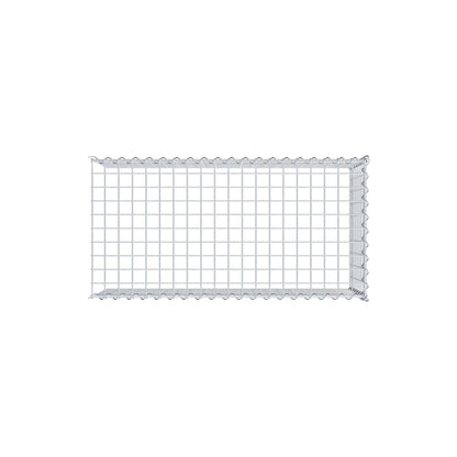 Anbaugabione Typ 4 100 cm x 40 cm x 50 cm (L x H x T), Maschenweite 5 cm x 5 cm, Spirale