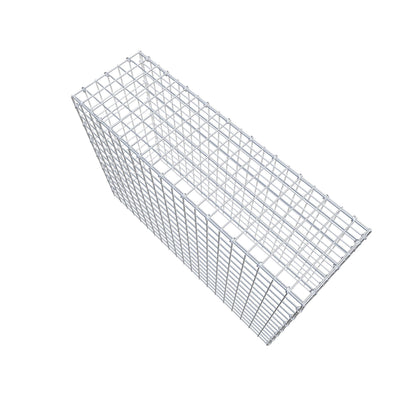 Monteret gabion type 3 100 cm x 70 cm x 30 cm (L x H x D), maskestørrelse 5 cm x 5 cm, C-ring