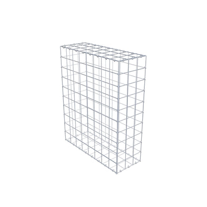Gabião 100 cm x 80 cm x 30 cm (C x A x P), malhagem 10 cm x 10 cm, anel C
