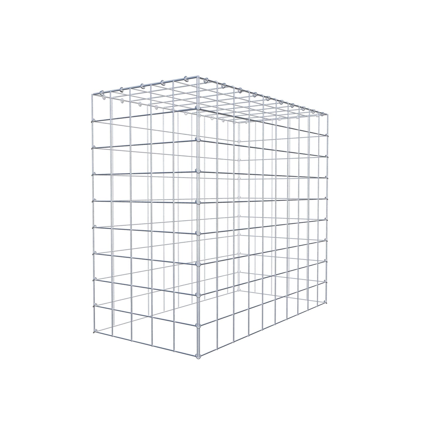 Anbaugabione Typ 3 100 cm x 90 cm x 50 cm (L x H x T), Maschenweite 10 cm x 10 cm, C-Ring