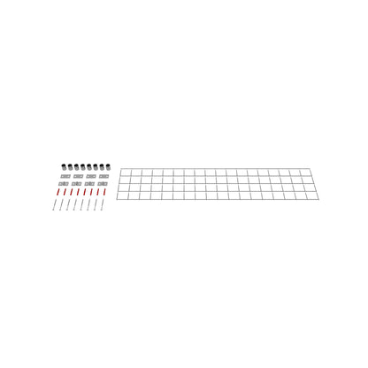 Dekorativt gitter / espalier (inklusive monteringsmateriale) maskestørrelse 5 x 5 cm