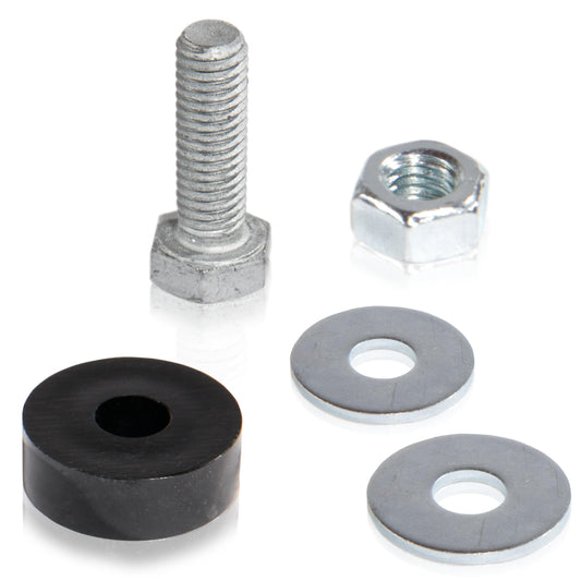 Morsetto con supporto per recinzione Larghezza rete 5 cm x 5 cm, zincato