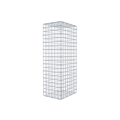 Gabbione 100 cm x 40 cm x 30 cm (L x H x P), maglia 5 cm x 5 cm, anello a C