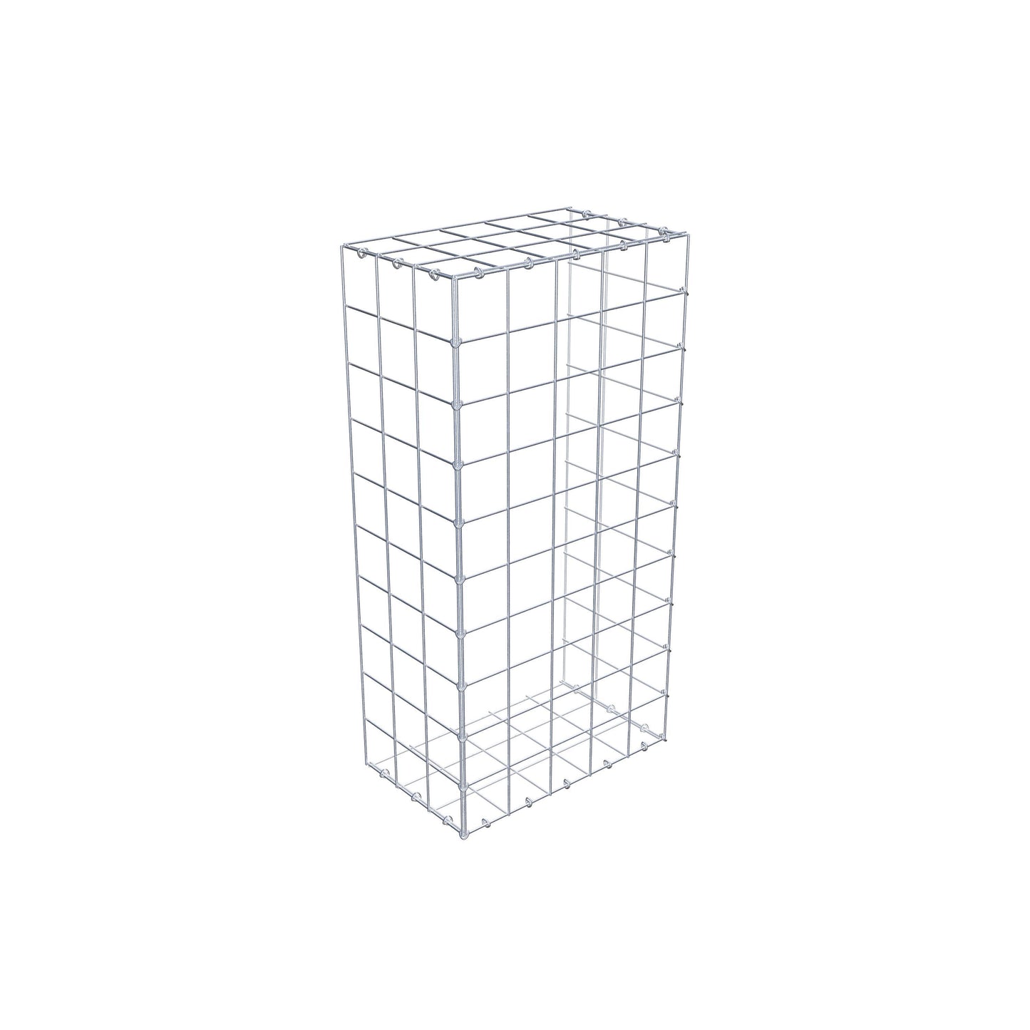 Gabião Tipo 2 100 cm x 30 cm x 50 cm (C x A x P), malhagem 10 cm x 10 cm, anel C