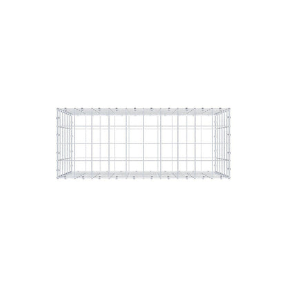 Gabião 100 cm x 60 cm x 40 cm (C x A x P), malhagem 10 x 10 cm, anel espiral