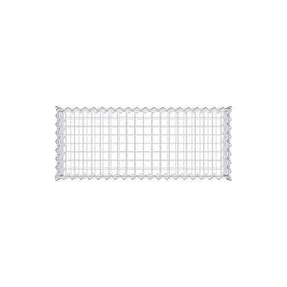 Gabião 100 cm x 20 cm x 40 cm (C x A x P), malhagem 5 cm x 5 cm, espiral