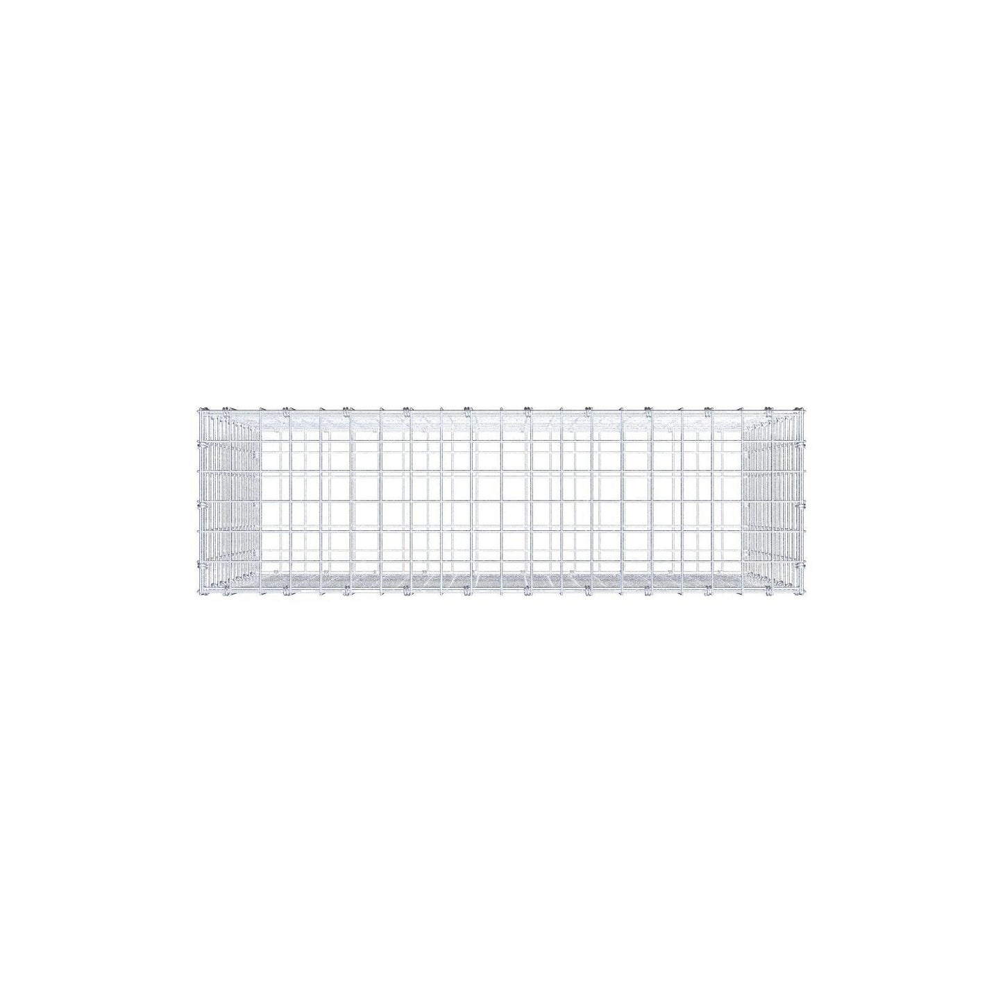Gabbione 100 cm x 70 cm x 30 cm (L x H x P), maglia 5 x 5 cm, anello a spirale