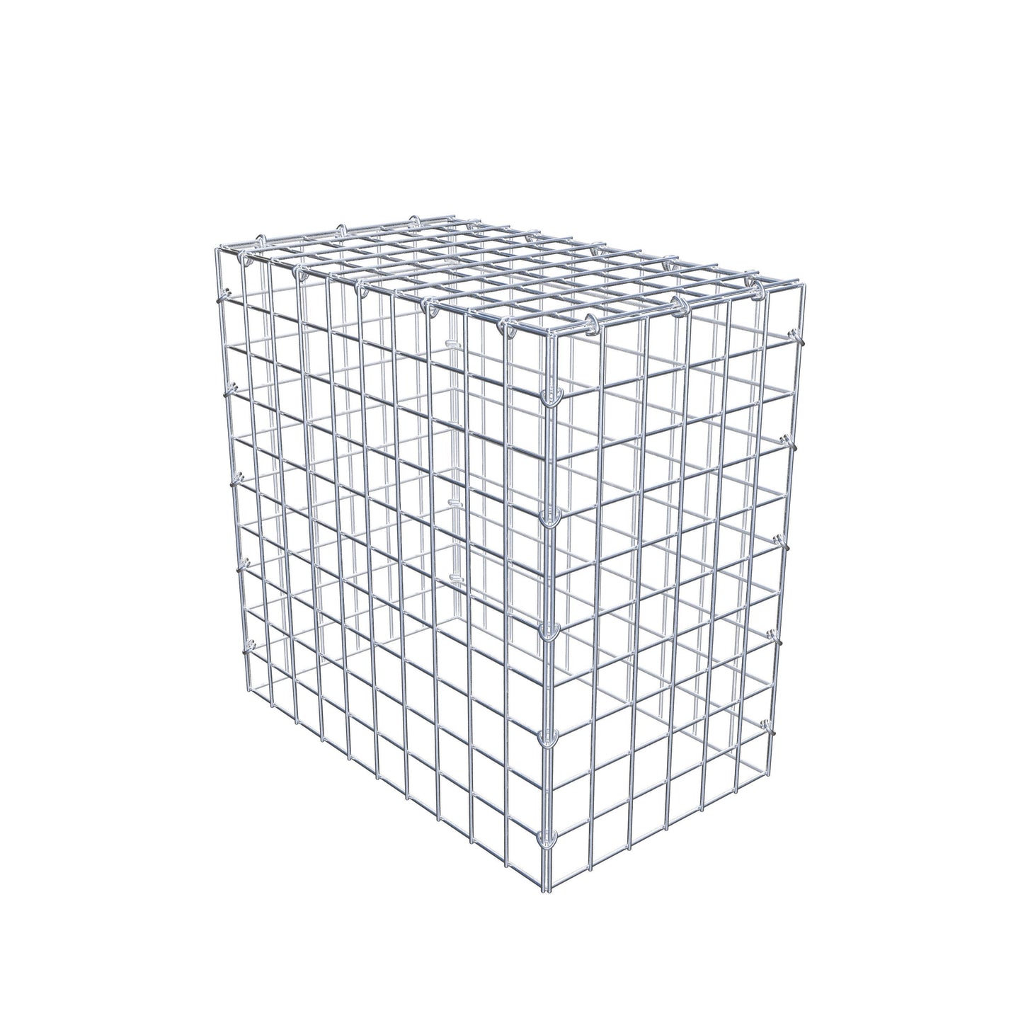 Anbaugabione Typ 3 50 cm x 50 cm x 30 cm (L x H x T), Maschenweite 5 cm x 5 cm, C-Ring