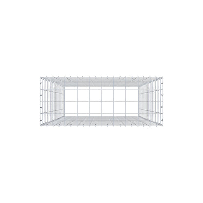Gabião Tipo 3 200 cm x 100 cm x 40 cm (C x A x P), malhagem 10 cm x 10 cm, anel C