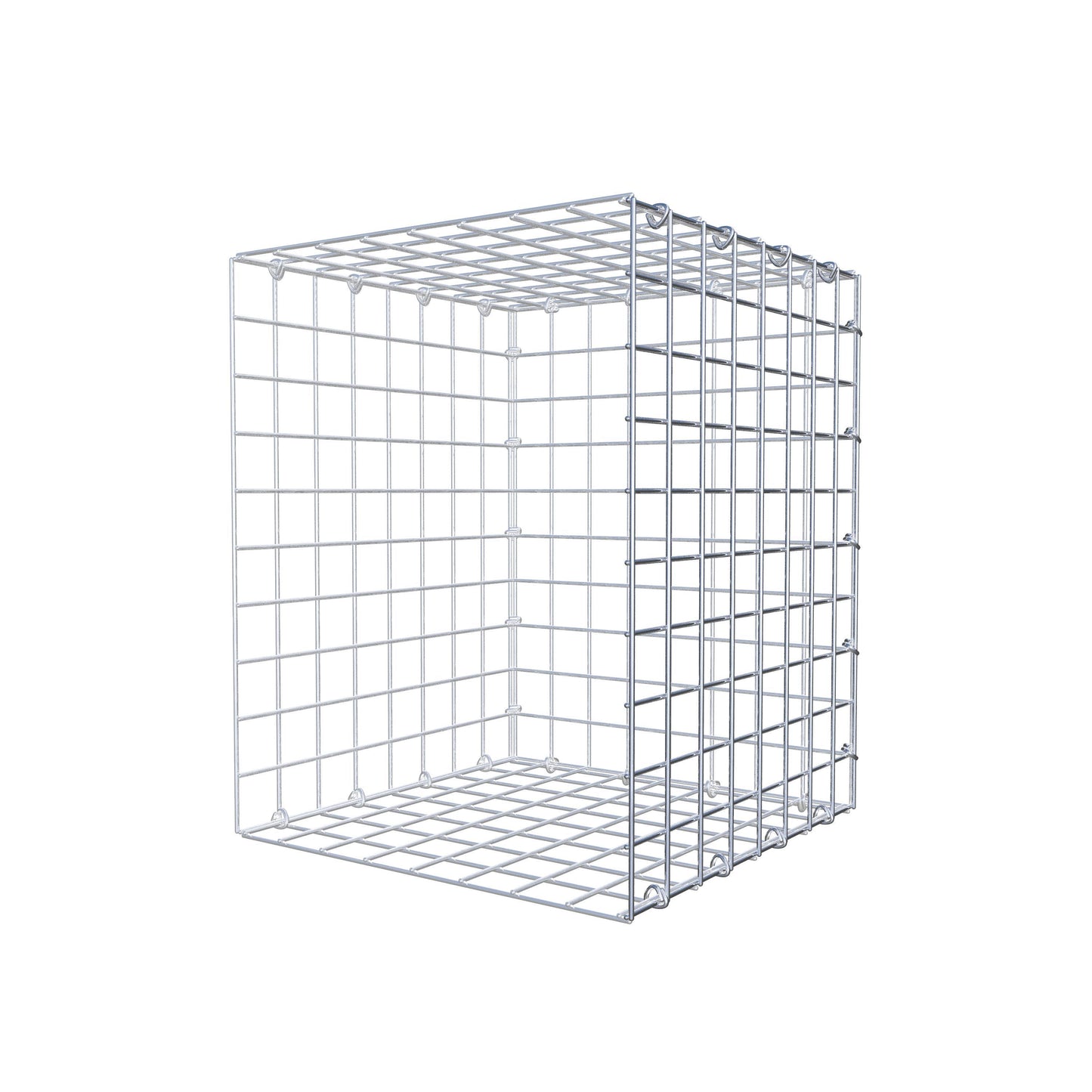 Anbaugabione Typ 2 50 cm x 40 cm x 40 cm (L x H x T), Maschenweite 5 cm x 5 cm, C-Ring