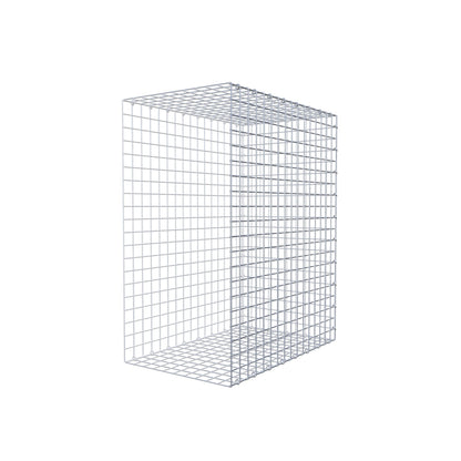 Anbaugabione Typ 2 100 cm x 80 cm x 50 cm (L x H x T), Maschenweite 5 cm x 5 cm, C-Ring