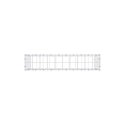 Gabion 100 cm x 50 cm x 20 cm (L x H x D), mesh size 10 x 10 cm, spiral ring