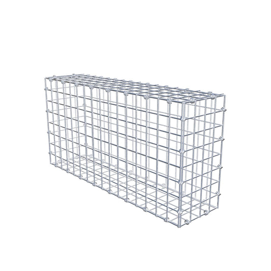 Gabião 80 cm x 40 cm x 20 cm (C x A x P), malhagem 5 x 5 cm, anel espiral