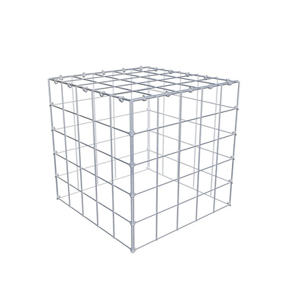 Monteret gabion type 3 50 cm x 50 cm x 50 cm (L x H x D), maskestørrelse 10 cm x 10 cm, C-ring