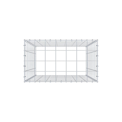 Opzetpaal type 3 100 cm x 70 cm x 40 cm (L x H x D), maaswijdte 10 cm x 10 cm, C-ring