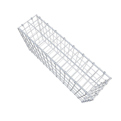 Gabbione 80 cm x 40 cm x 20 cm (L x H x P), maglia 5 x 10 cm, anello a spirale