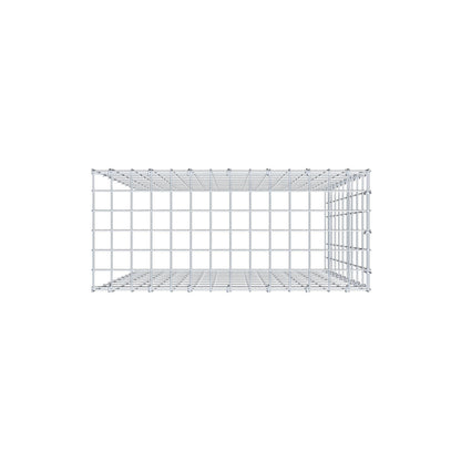 Gabião Tipo 4 100 cm x 70 cm x 30 cm (C x A x P), malhagem 5 cm x 10 cm, anel C