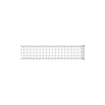 Gavión complementario tipo 2 100 cm x 20 cm x 20 cm (L x A x P), malla 5 cm x 10 cm, espiral