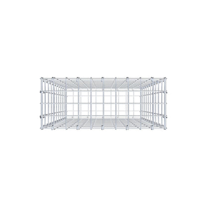 Gabion 100 cm x 50 cm x 20 cm (L x H x D), maskestørrelse 5 cm x 10 cm, C-ring