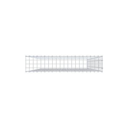 Gabião Tipo 4 200 cm x 100 cm x 20 cm (C x A x P), malhagem 5 cm x 10 cm, anel C
