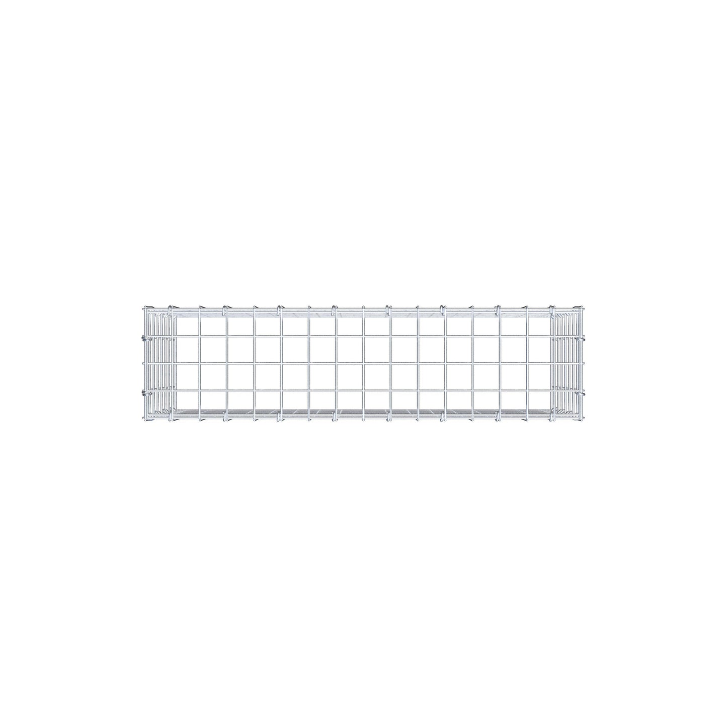 Anbaugabione Typ 3 80 cm x 40 cm x 20 cm (L x H x T), Maschenweite 5 cm x 5 cm, C-Ring