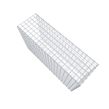 Gabbione fissabile tipo 2 100 cm x 60 cm x 30 cm (L x H x P), maglia 5 cm x 5 cm, anello a C