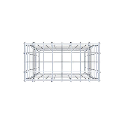 Gabião Tipo 3 80 cm x 40 cm x 20 cm (C x A x P), malhagem 5 cm x 10 cm, anel C