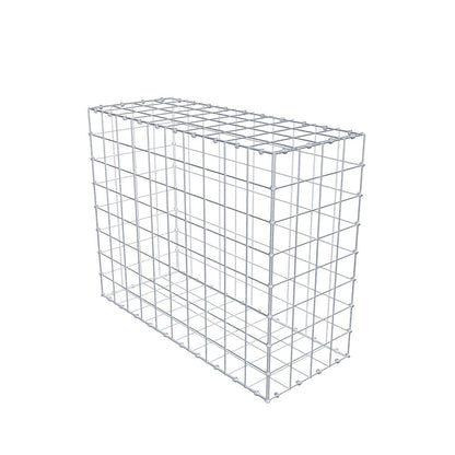 Gabion 100 cm x 80 cm x 40 cm (L x H x D), mesh size 10 x 10 cm, spiral ring