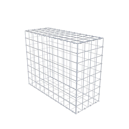Gabion 100 cm x 80 cm x 40 cm (L x H x D), mesh size 10 x 10 cm, spiral ring