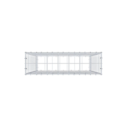 Gabion 100 cm x 70 cm x 20 cm (L x H x P), maille 10 cm x 10 cm, anneau en C
