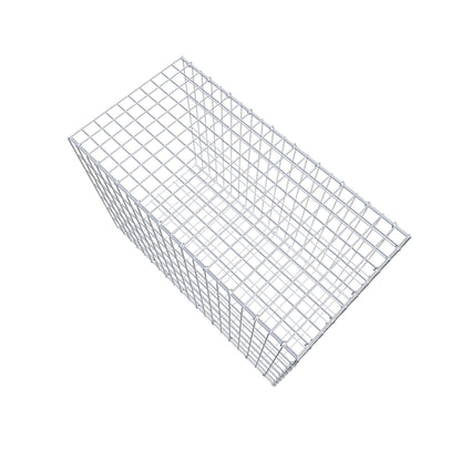 Opzetpaal type 2 100 cm x 70 cm x 50 cm, maaswijdte 5 cm x 10 cm, C-ring