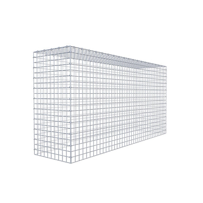 Gabião Tipo 3 200 cm x 100 cm x 50 cm (C x A x P), malhagem 5 cm x 5 cm, anel C