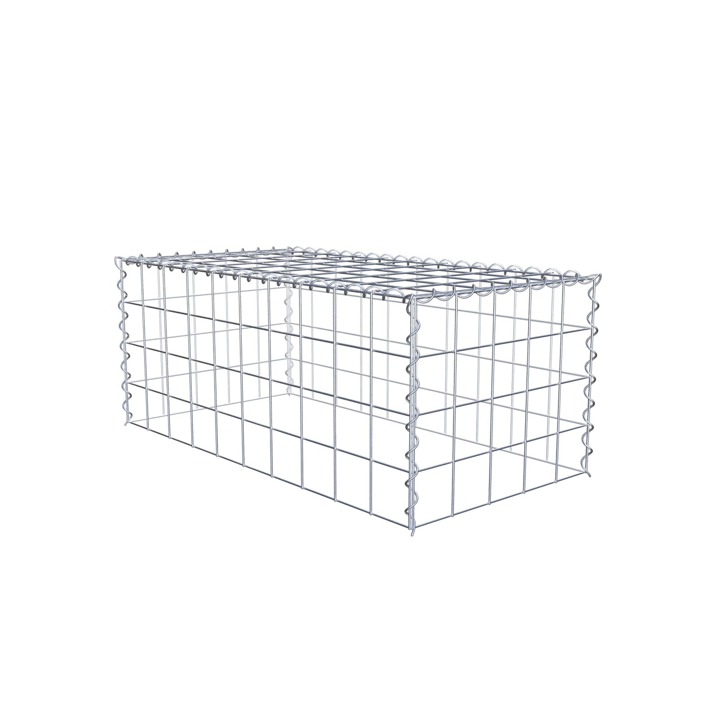 Gabbione aggiuntivo tipo 3 100 cm x 40 cm x 50 cm (L x A x P), maglia 10 cm x 10 cm, spirale