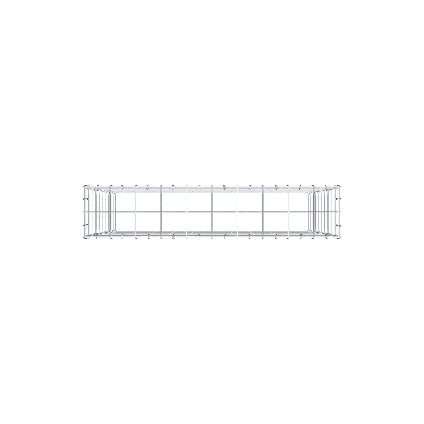 Fourche rapportée type 3 100 cm x 100 cm x 20 cm (L x H x P), mailles 10 cm x 10 cm, anneau C