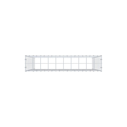 Fourche rapportée type 3 100 cm x 100 cm x 20 cm (L x H x P), mailles 10 cm x 10 cm, anneau C