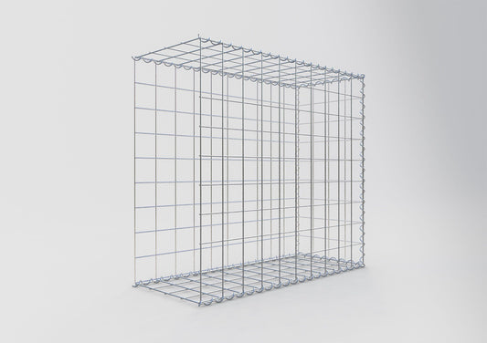 Anbaugabione Typ 2 100 cm x 90 cm x 40 cm (L x H x T), Maschenweite 10 cm x 10 cm, Spirale