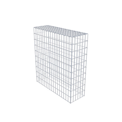 Gabião Tipo 3 100 cm x 90 cm x 30 cm (C x A x P), malhagem 5 cm x 10 cm, anel C