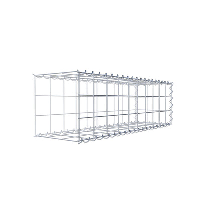 Grown-on gabion type 2 100 cm x 30 cm x 30 cm (L x H x D), mesh size 10 cm x 10 cm, spiral