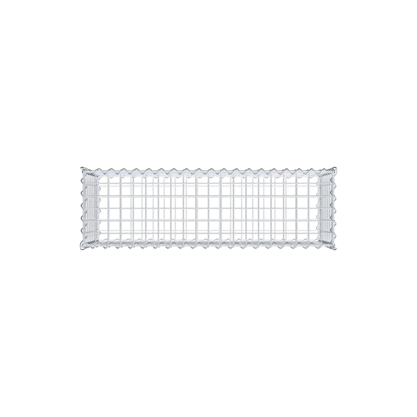 Gabbione 100 cm x 40 cm x 30 cm (L x H x P), maglia 5 cm x 5 cm, spirale