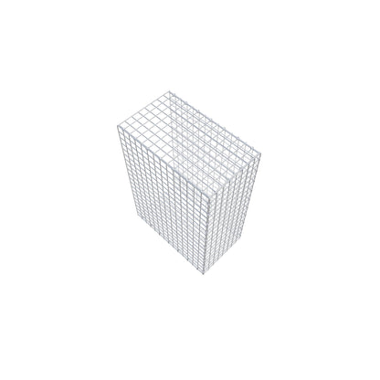 Type 2 oplegkorf 100 cm x 70 cm x 40 cm (L x H x D), maaswijdte 5 cm x 5 cm, C-ring
