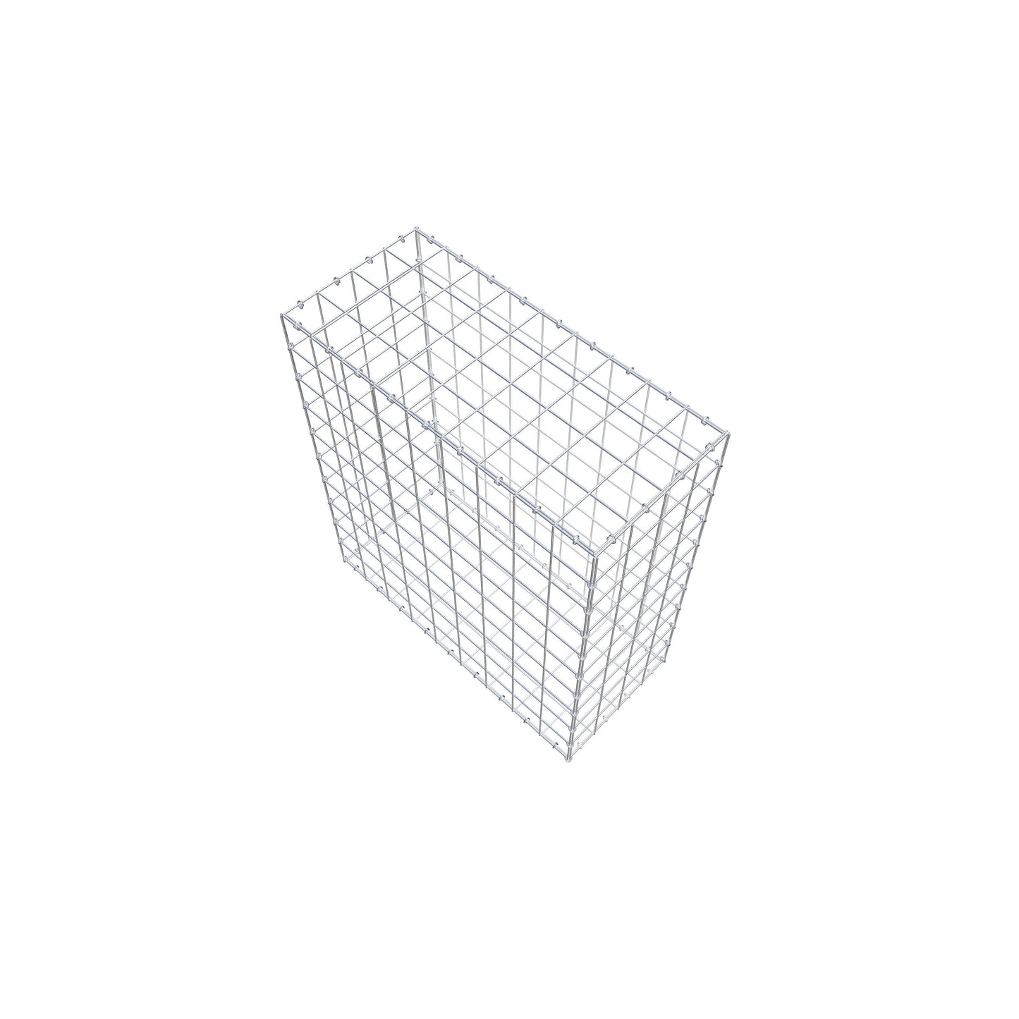 Gabião 100 cm x 90 cm x 40 cm (C x A x P), malhagem 10 cm x 10 cm, anel C