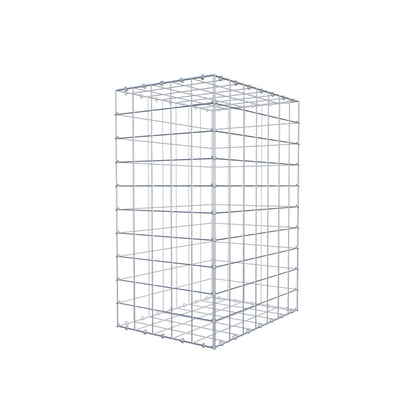 Gabião 100 cm x 70 cm x 50 cm (C x A x P), malhagem 10 cm x 10 cm, anel C