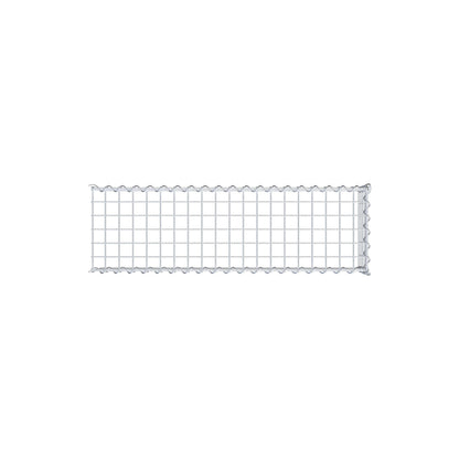Gabion rapporté type 4 100 cm x 20 cm x 30 cm (L x H x P), mailles 5 cm x 5 cm, spirale