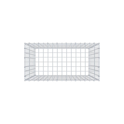 Gabbione aggiuntivo di tipo 3 100 cm x 80 cm x 40 cm (L x H x P), maglia 5 cm x 10 cm, anello a C