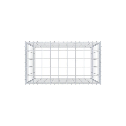 Anbaugabione Typ 3 100 cm x 90 cm x 50 cm (L x H x T), Maschenweite 10 cm x 10 cm, C-Ring